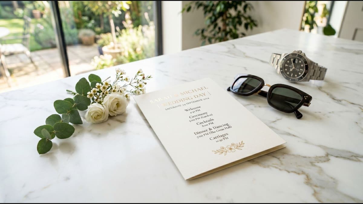 Wedding Day Timeline & Schedule Planner